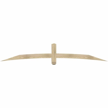Ekena Millwork Bellingham Rough Sawn Timber Gable Bracket, Douglas Fir, 96"W x 16"H x 4"D x 4"F, 4/12 Pitch GBW096X16X0404BEL00RDF